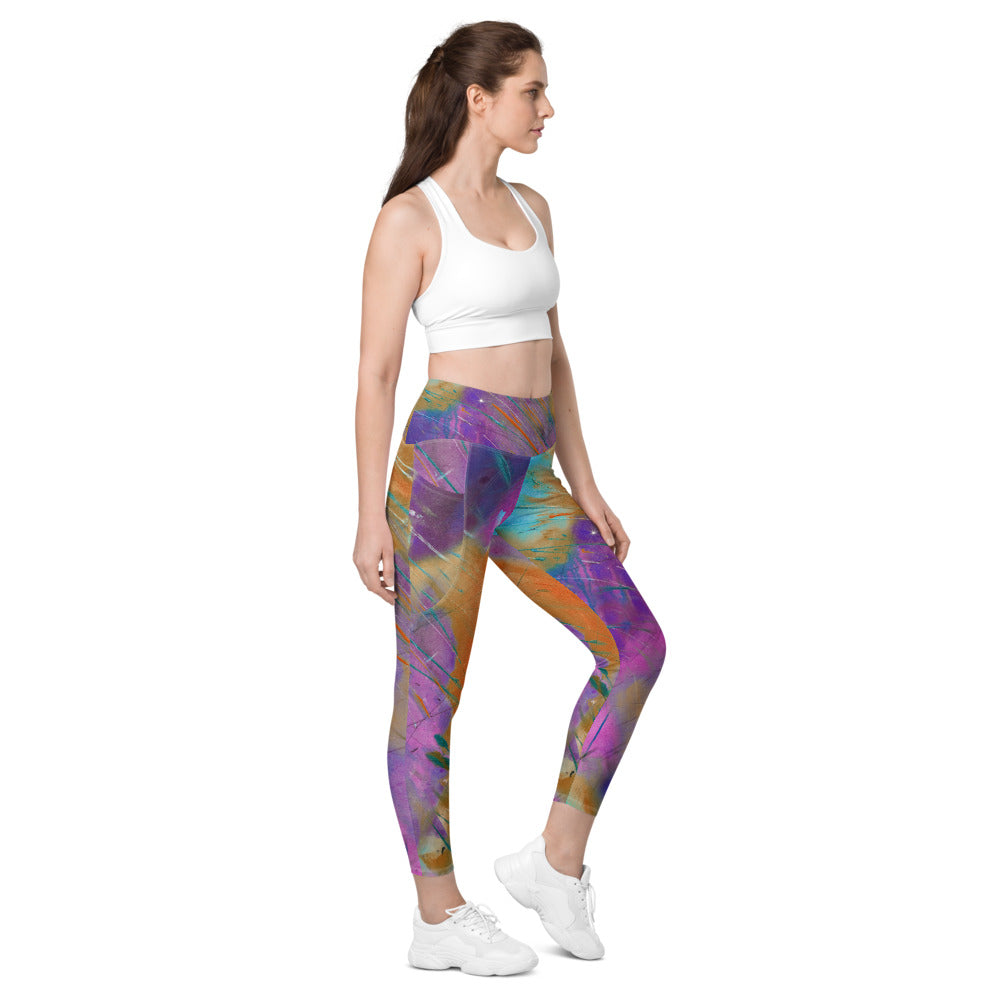 "Heart of Color Raw Sienna" Leggings with Pockets