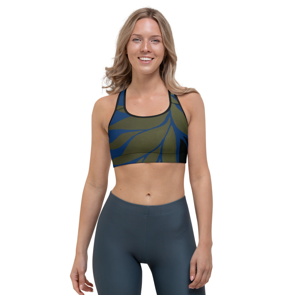 Avocado Leaves | Women's Fine Art Sports Bra