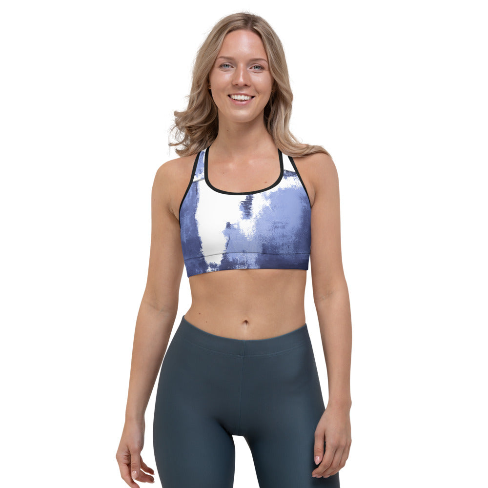 Abstract Woman - Winter Edition | Women's Fine Art Sports Bra