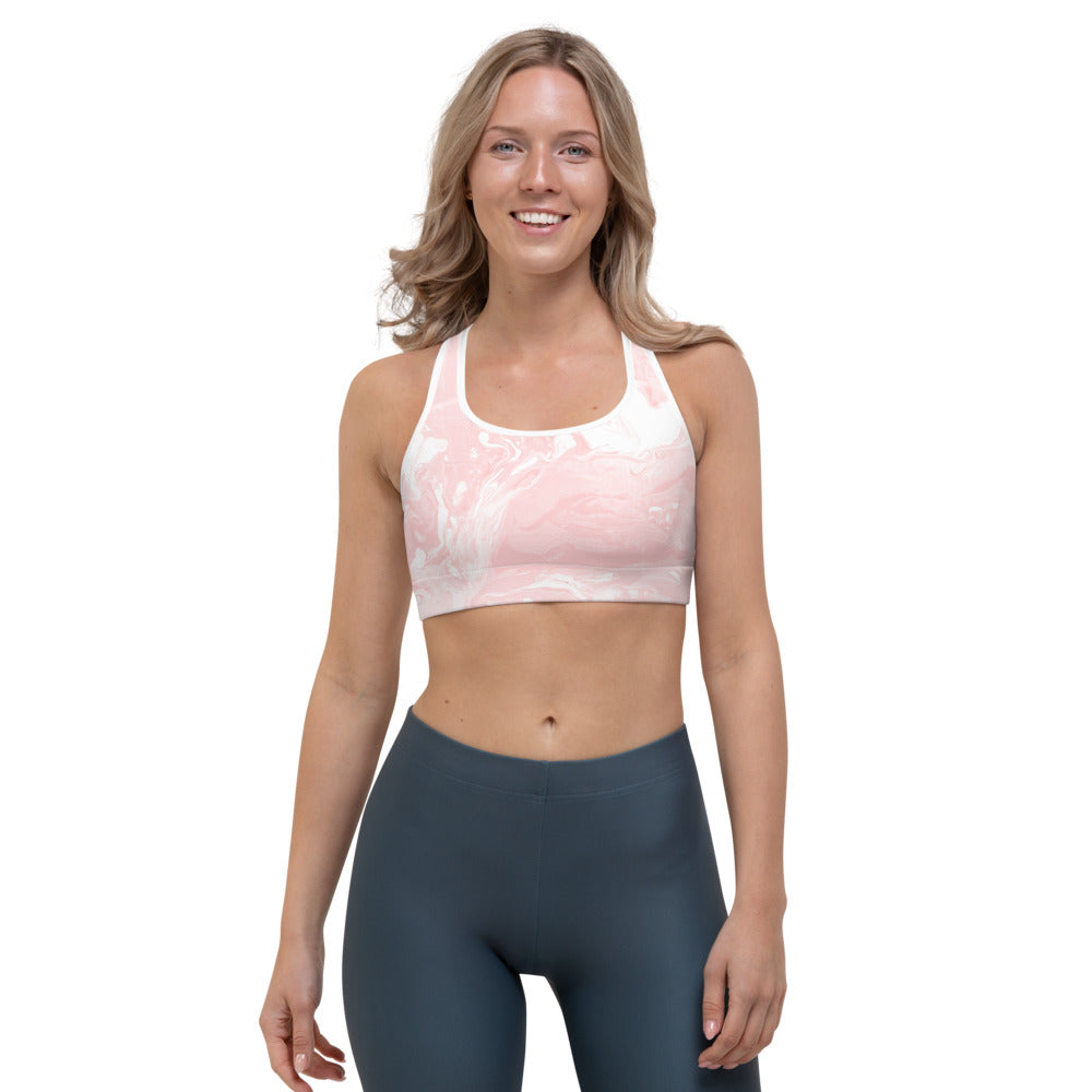 Fluid Pastel | Women's Fine Art Sports Bra