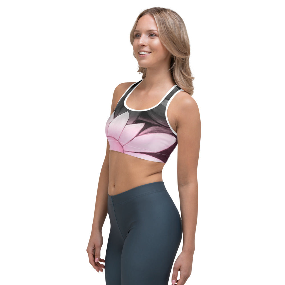Flower Abstract | Women's Fine Art Sports Bra