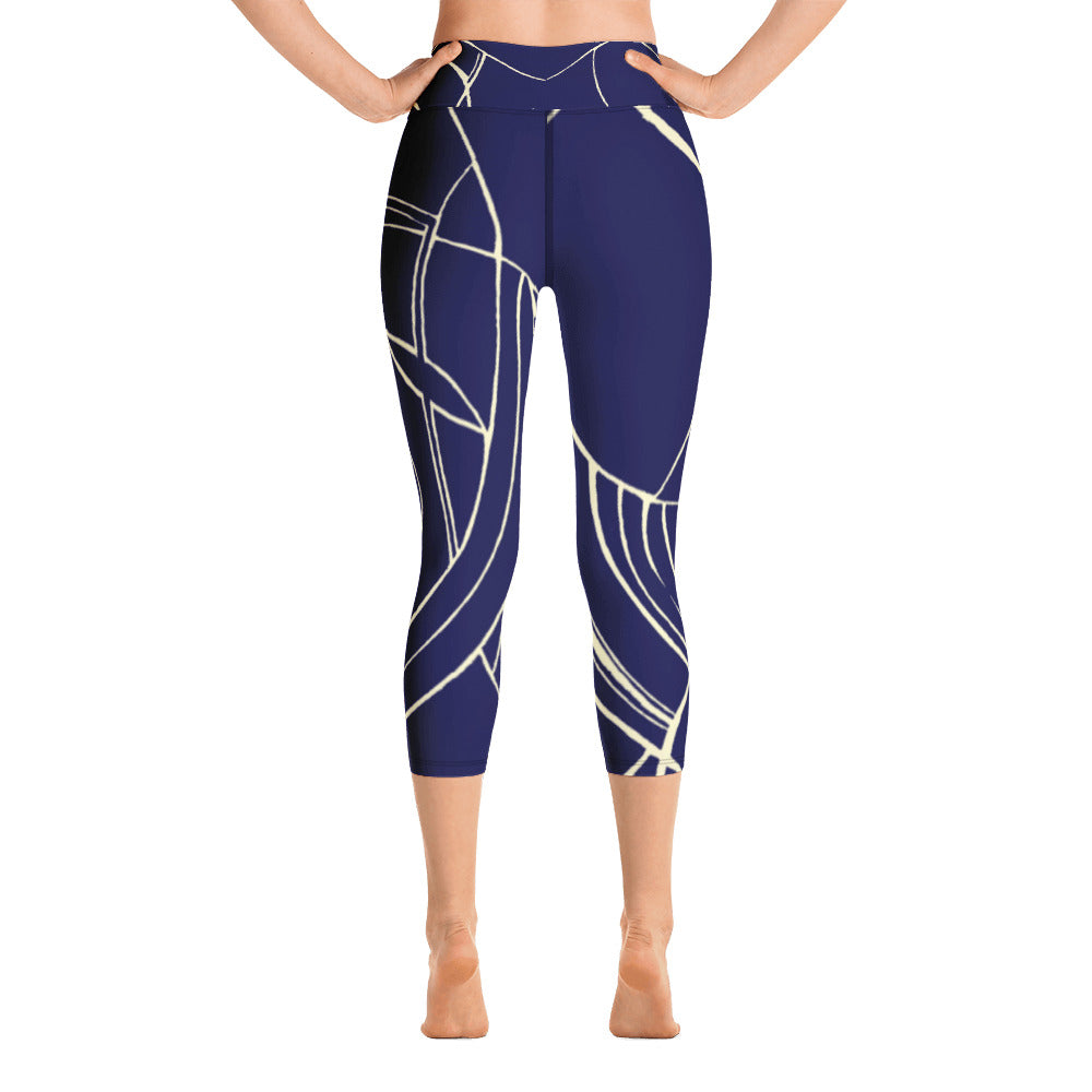 Nicole's Sketch | Women's Fine Art High-Waist Capris