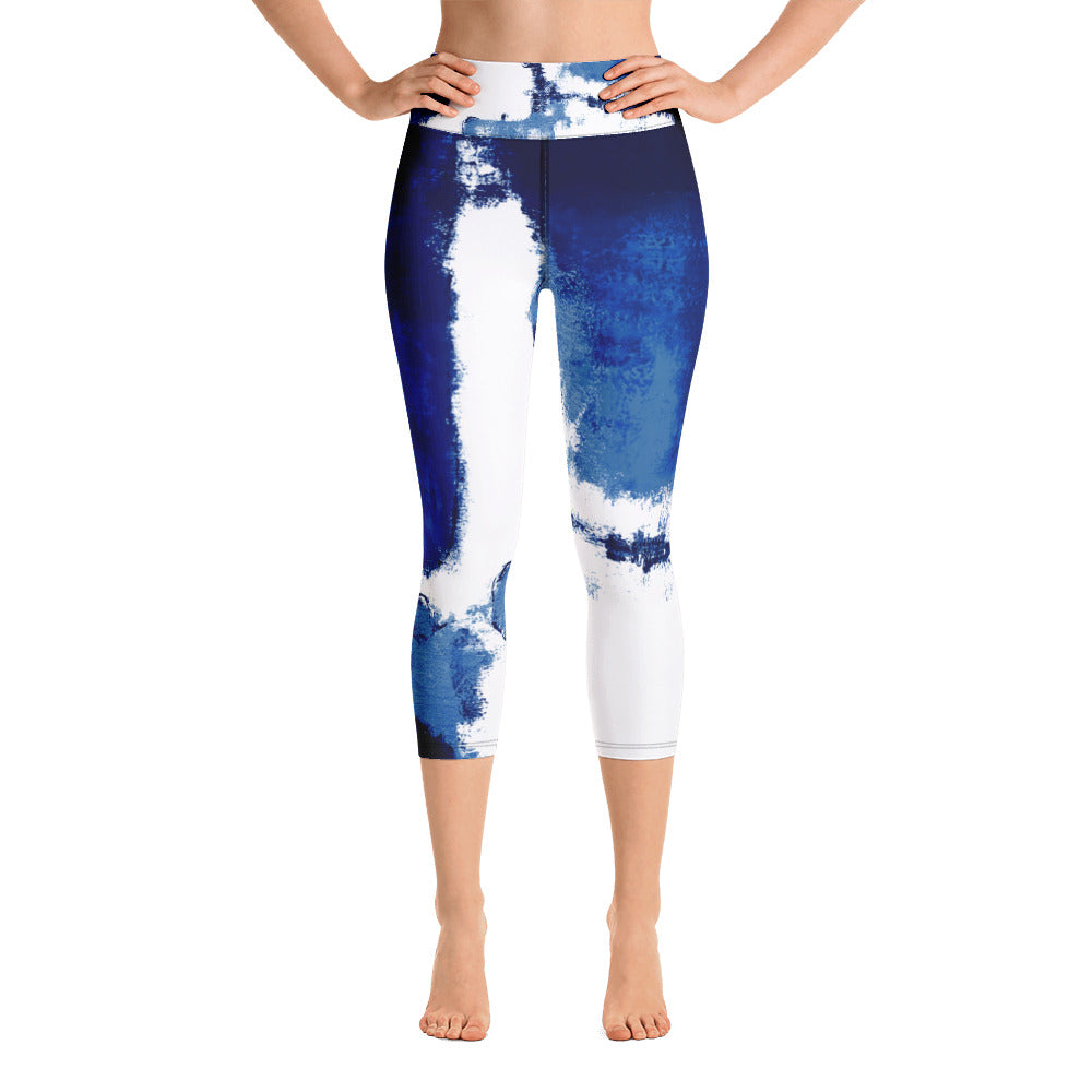 Abstract Woman | Women's Fine Art High-Waist Capris