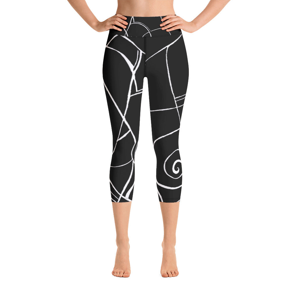 Nicole's Sketch | Women's Fine Art High-Waist Capris