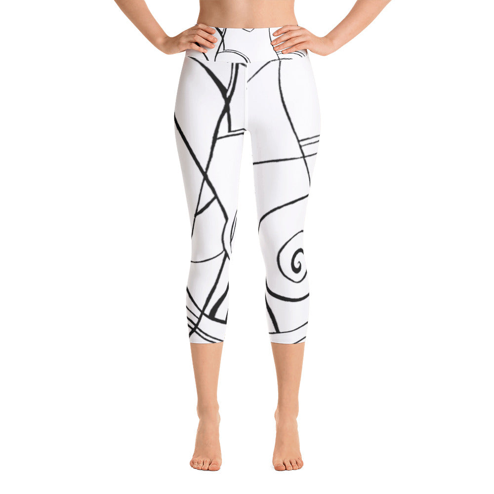 Nicole's Sketch | Women's Fine Art High-Waist Capris
