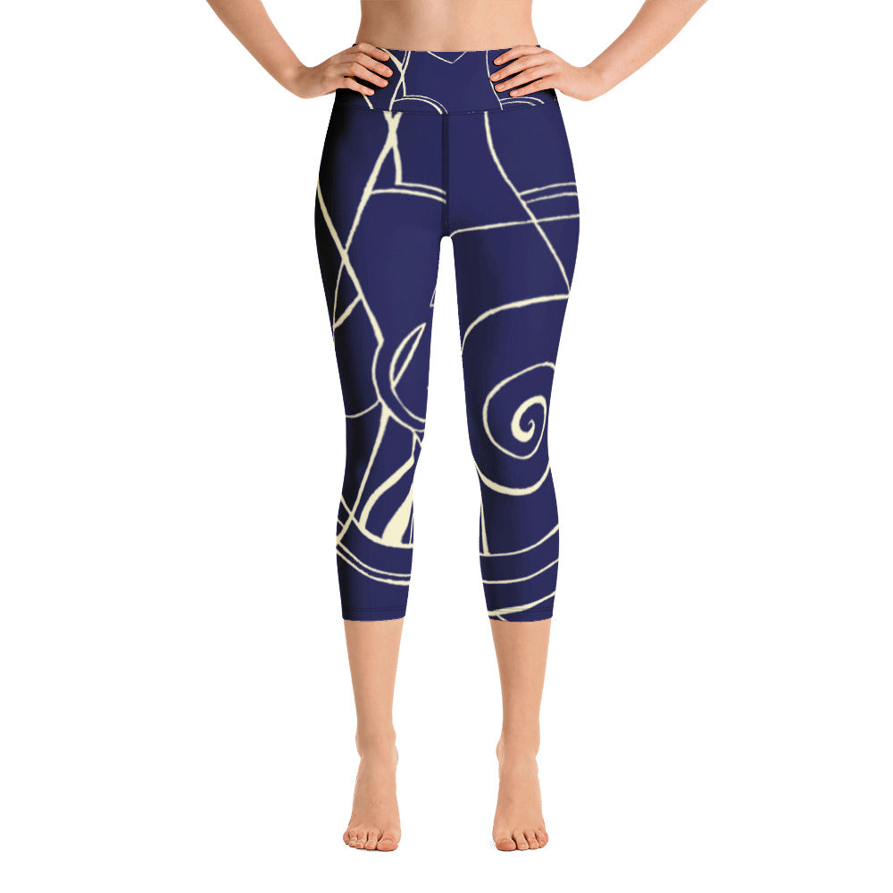 Nicole's Sketch | Women's Fine Art High-Waist Capris