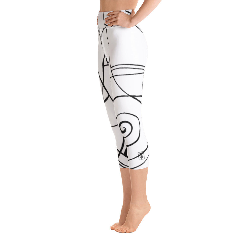 Nicole's Sketch | Women's Fine Art High-Waist Capris