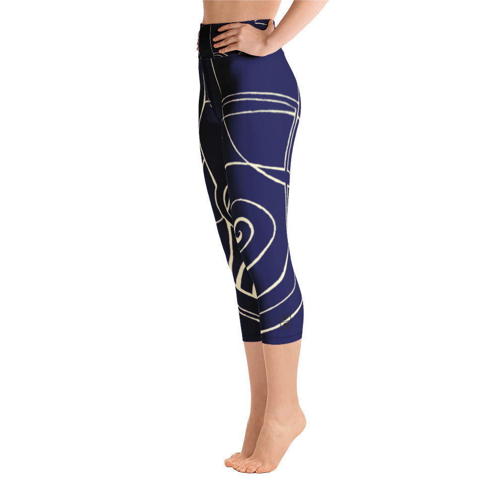 Nicole's Sketch | Women's Fine Art High-Waist Capris