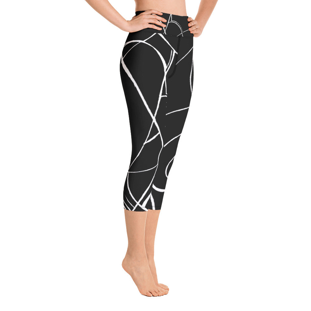 Nicole's Sketch | Women's Fine Art High-Waist Capris