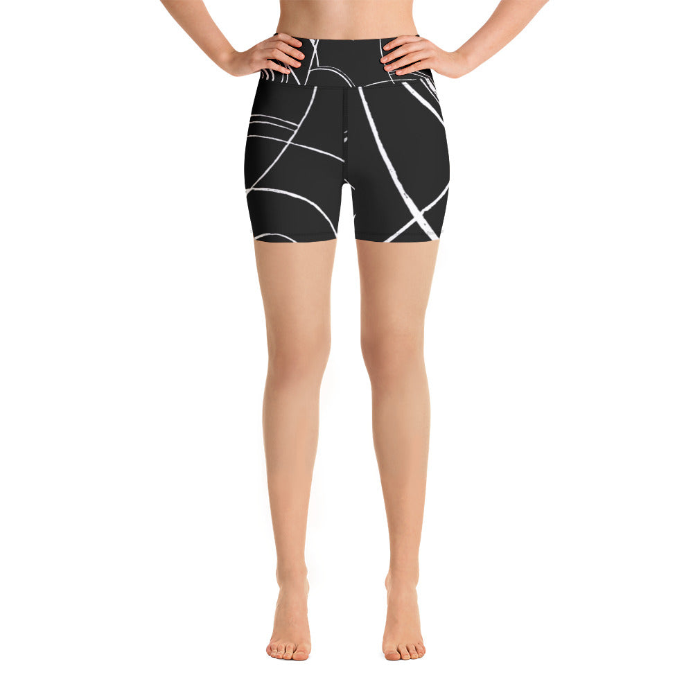 "Nicole's Sketch" Yoga Shorts