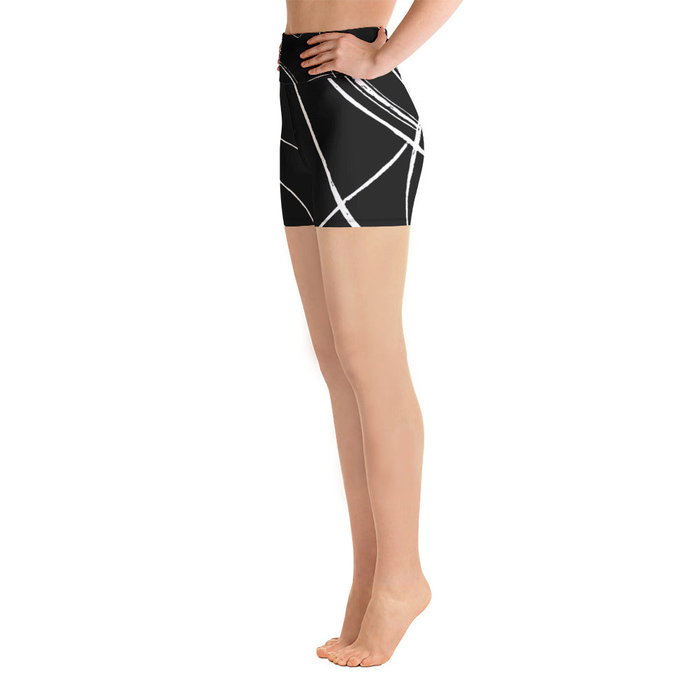 "Nicole's Sketch" Yoga Shorts