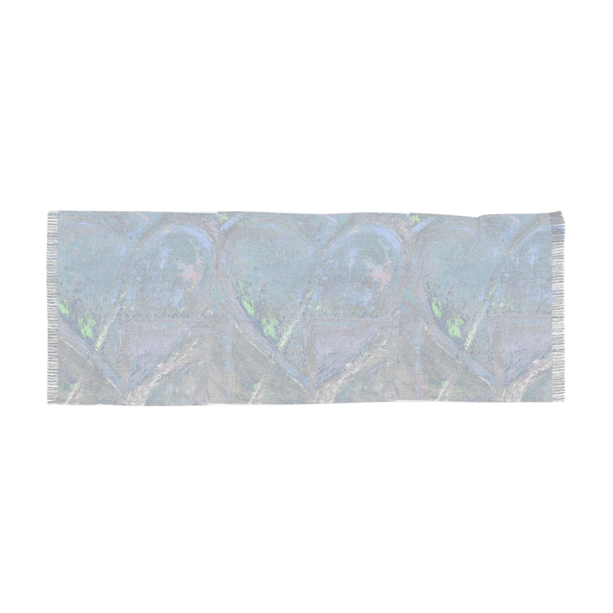 Fluid Aqua and Grey | Light Scarf
