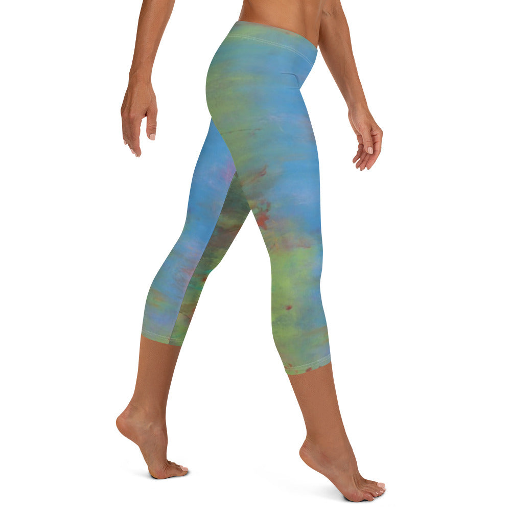 Colors of Lido | Women's Fine Art Regular-Waist Capris
