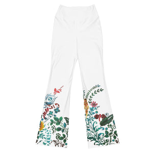 "Flowers Series" Flare Leggings