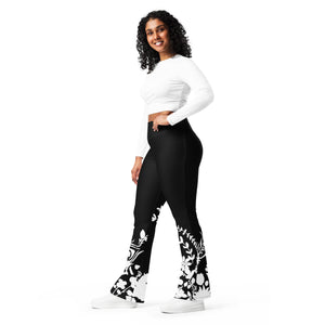 "Flower Series" Flare Leggings