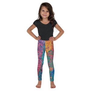 Flower & Feathers Kids Leggings