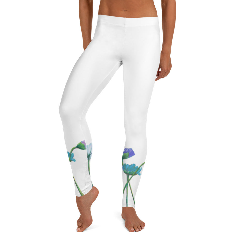 Flower Series | Women's Fine Art Regular-Waist Leggings