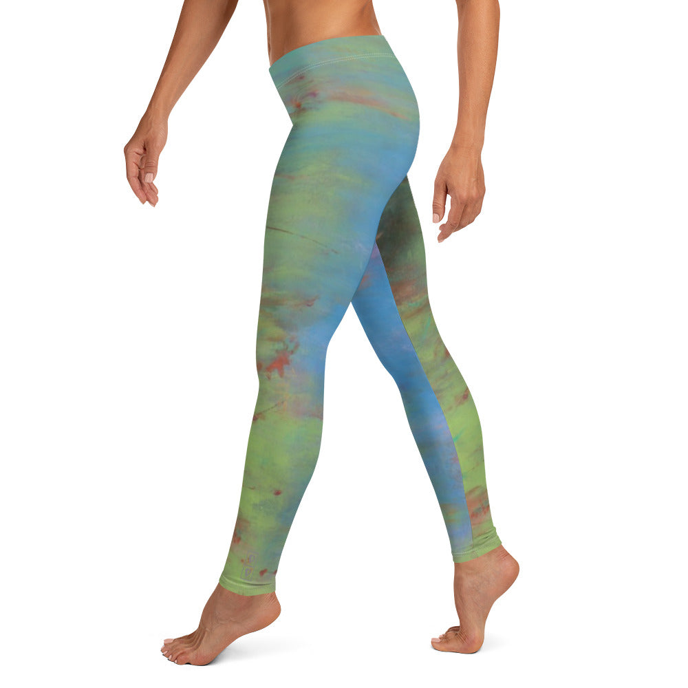 Colors of Lido | Women's Fine Art Regular-Waist Leggings