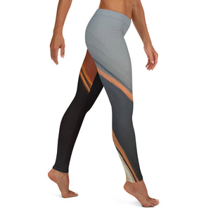 Geometric Flair | Women's Fine Art Regular-Waist Leggings