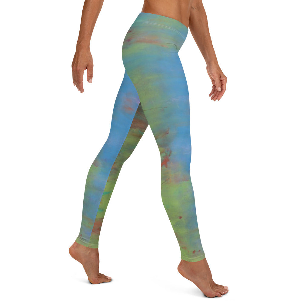 Colors of Lido | Women's Fine Art Regular-Waist Leggings