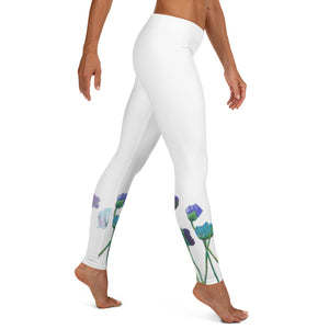 Flower Series | Women's Fine Art Regular-Waist Leggings