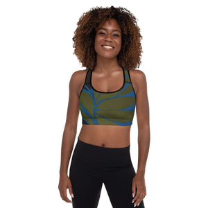 Avocado Leaves | Women's Fine Art Padded Sports Bra