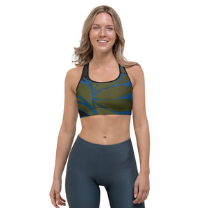 Avocado Leaves | Women's Fine Art Sports Bra