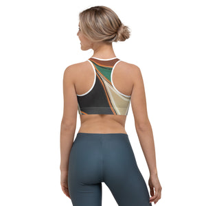 Geometric Flair | Women's Fine Art Sports Bra