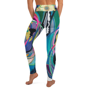 Nicole's Abstracts | Women's Fine Art High-Waist Leggings