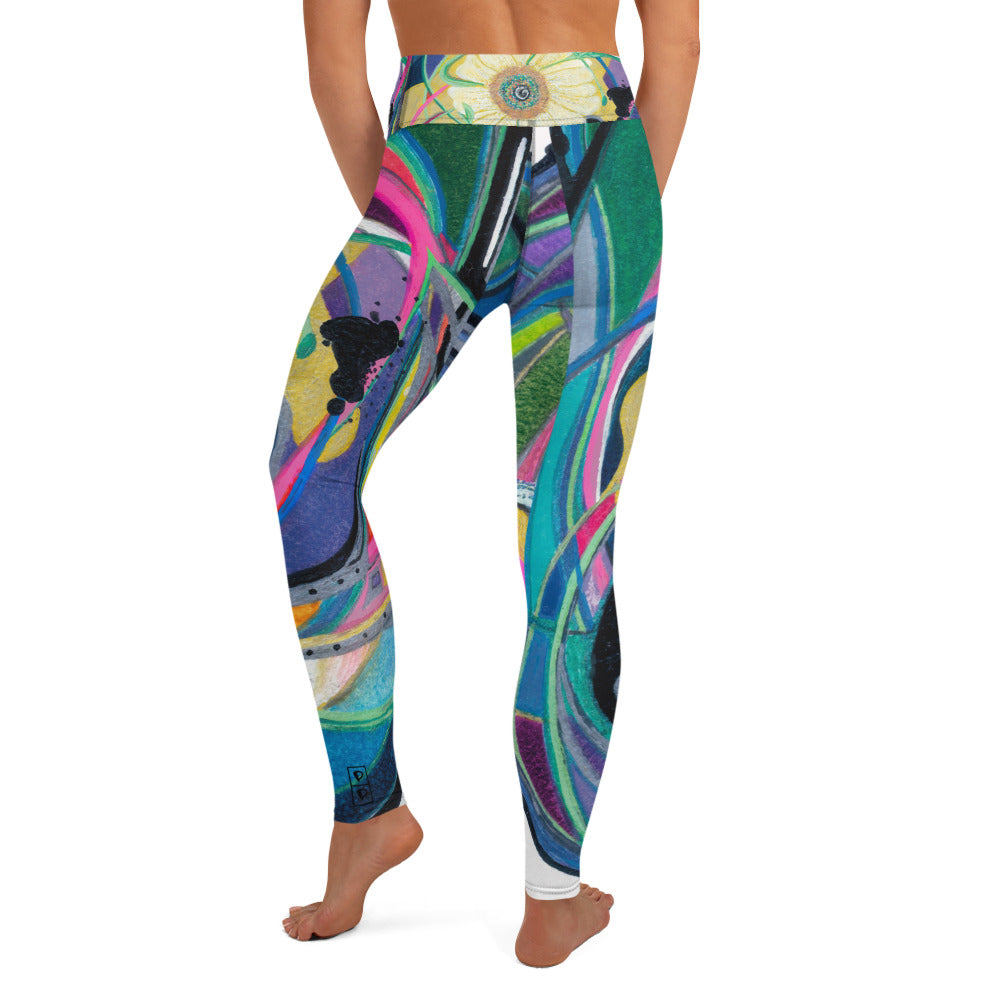 Nicole's Abstracts | Women's Fine Art High-Waist Leggings