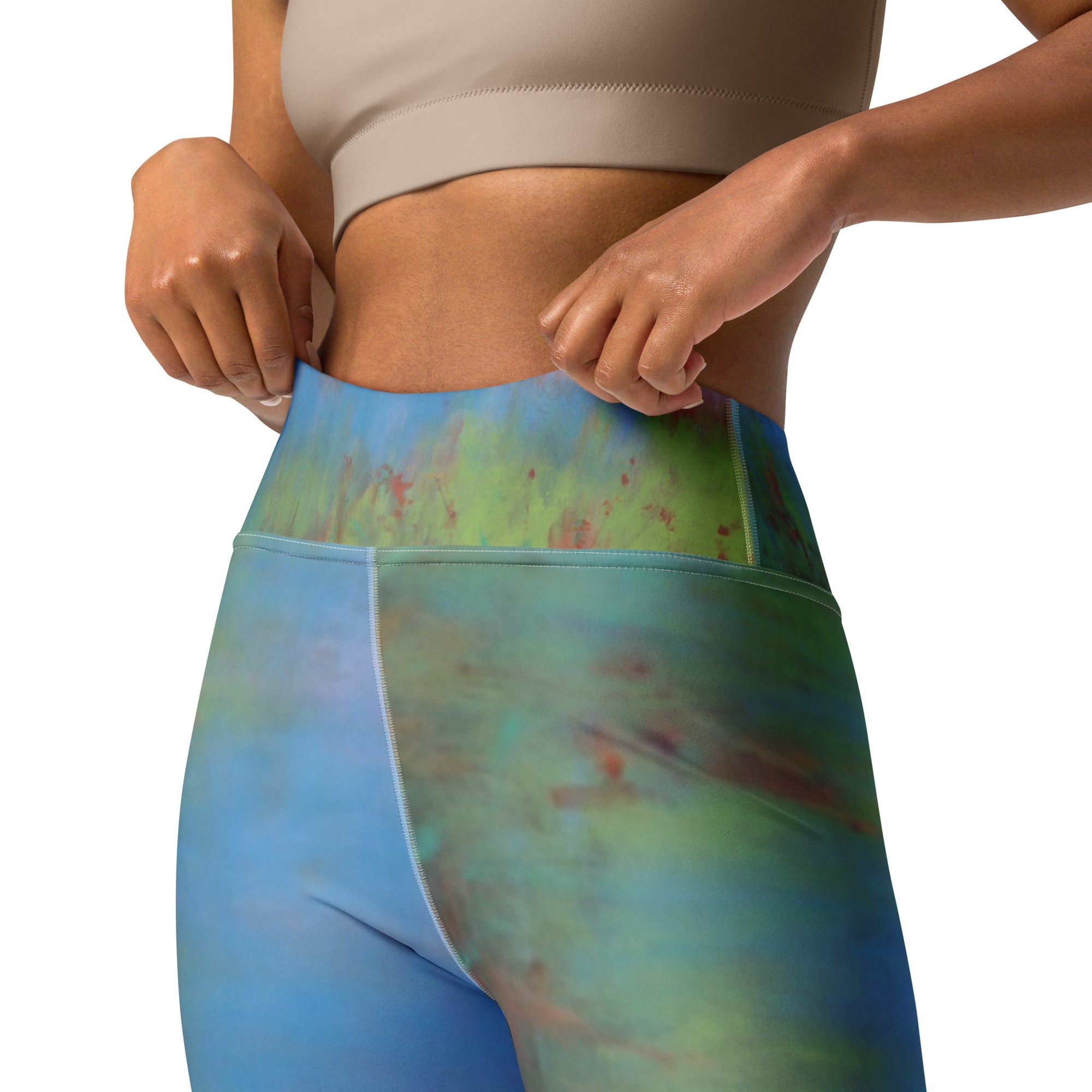 Colors of Lido | Women's Fine Art High-Waist Leggings
