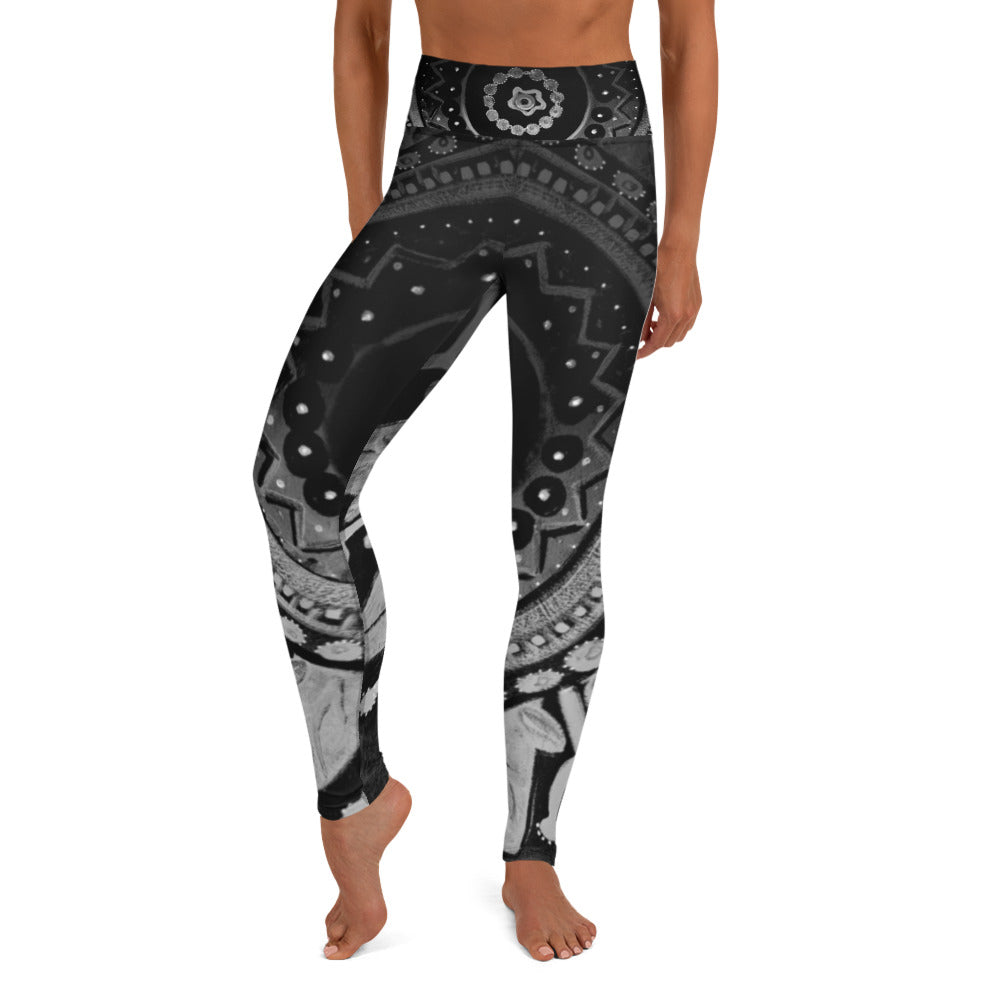 Mandala | Women's Fine Art High-Waist Leggings