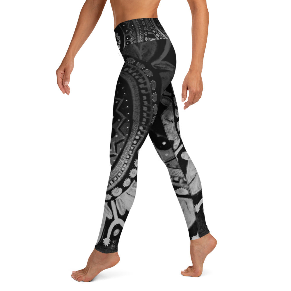 Mandala | Women's Fine Art High-Waist Leggings