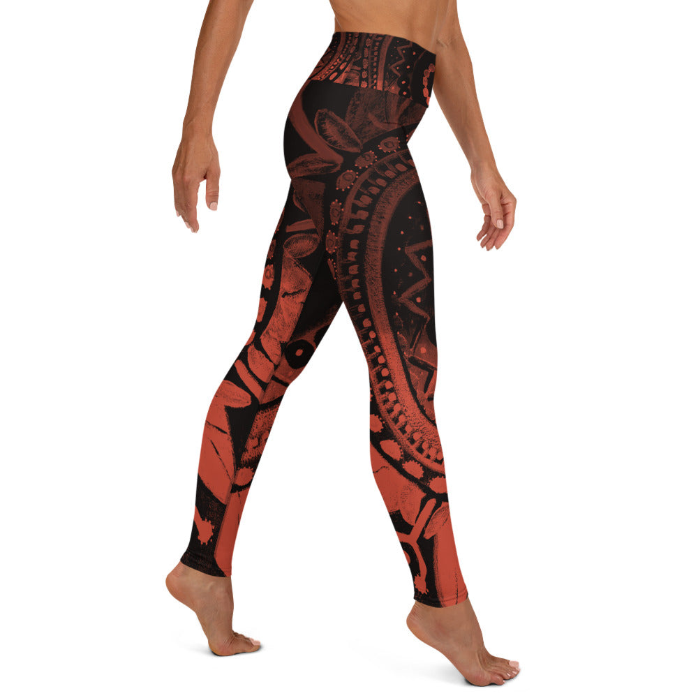 Mandala | Women's Fine Art High-Waist Leggings