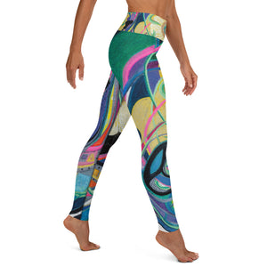 Nicole's Abstracts | Women's Fine Art High-Waist Leggings