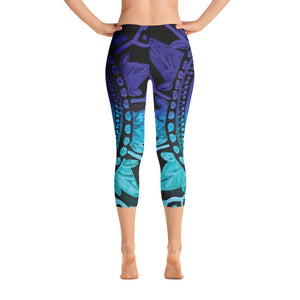 Mandala | Women's Fine Art Regular-Waist Capris