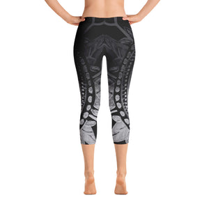 Mandala | Women's Fine Art Regular-Waist Capris