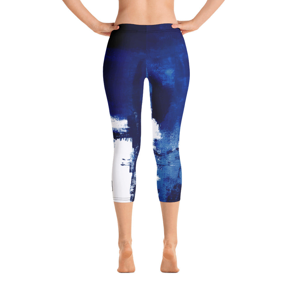 Abstract Woman | Women's Fine Art Regular-Waist Capris