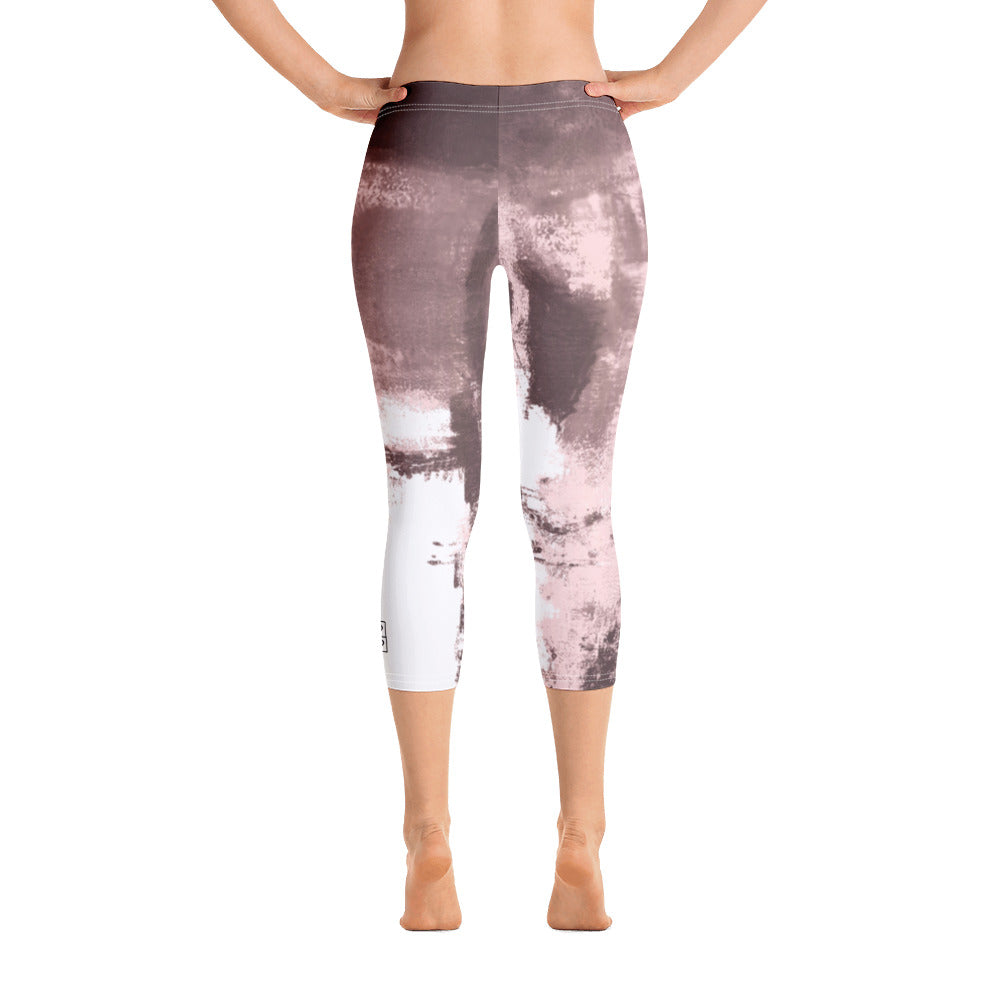 Abstract Woman | Women's Fine Art Regular-Waist Capris