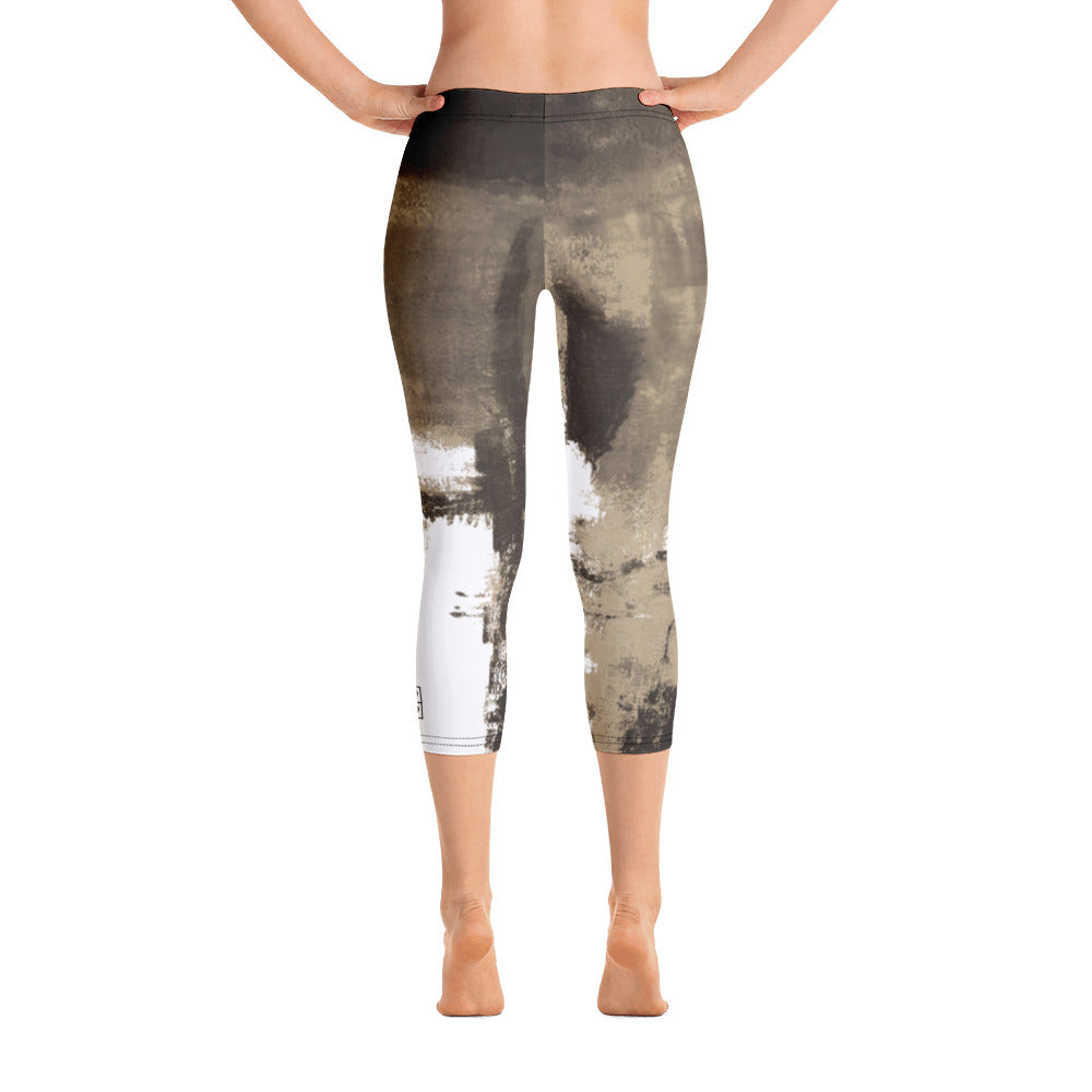 Abstract Woman | Women's Fine Art Regular-Waist Capris