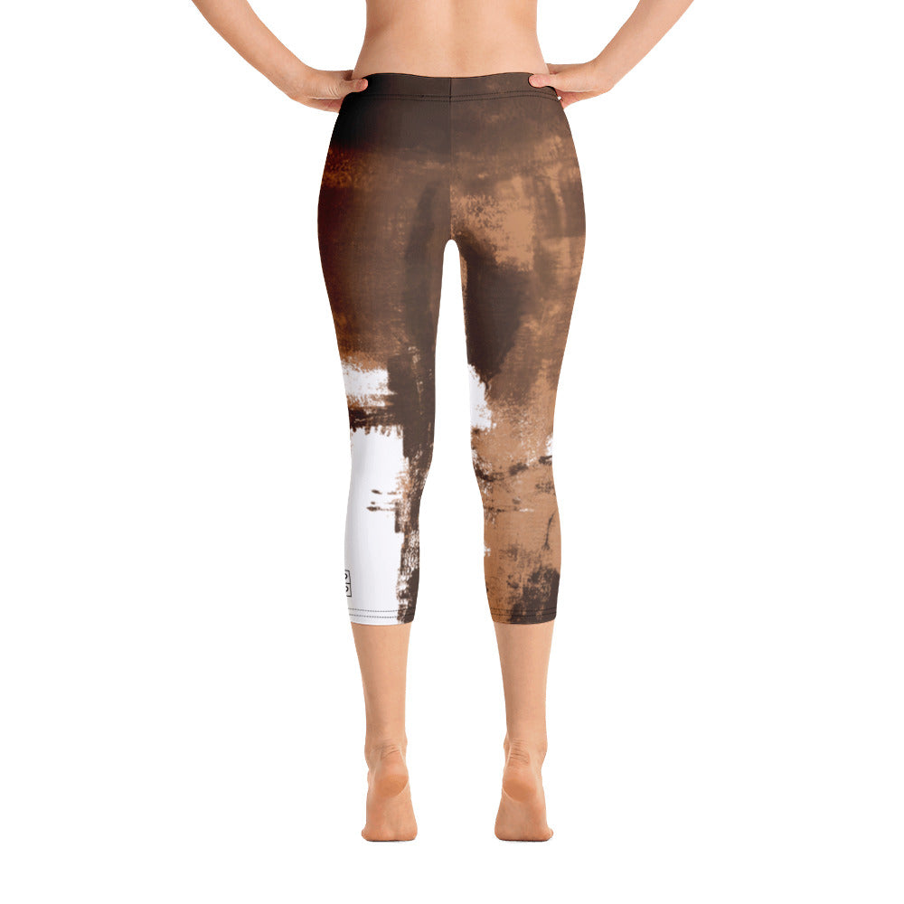 Abstract Woman | Women's Fine Art Regular-Waist Capris