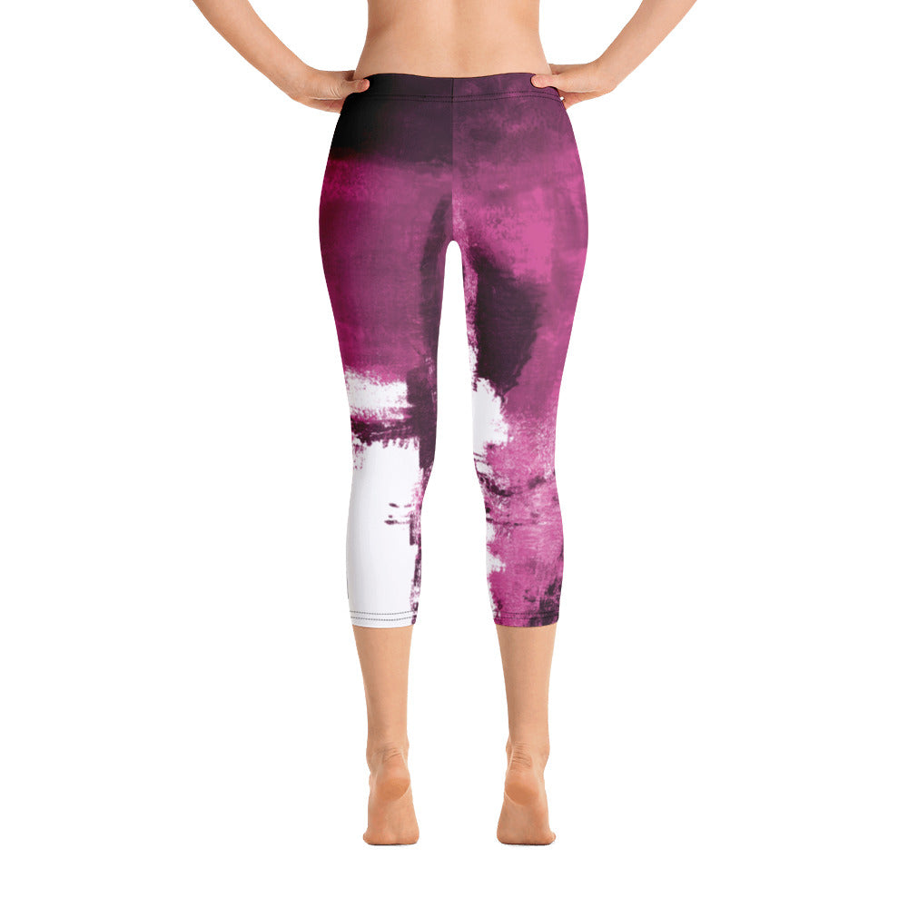 Abstract Woman | Women's Fine Art Regular-Waist Capris