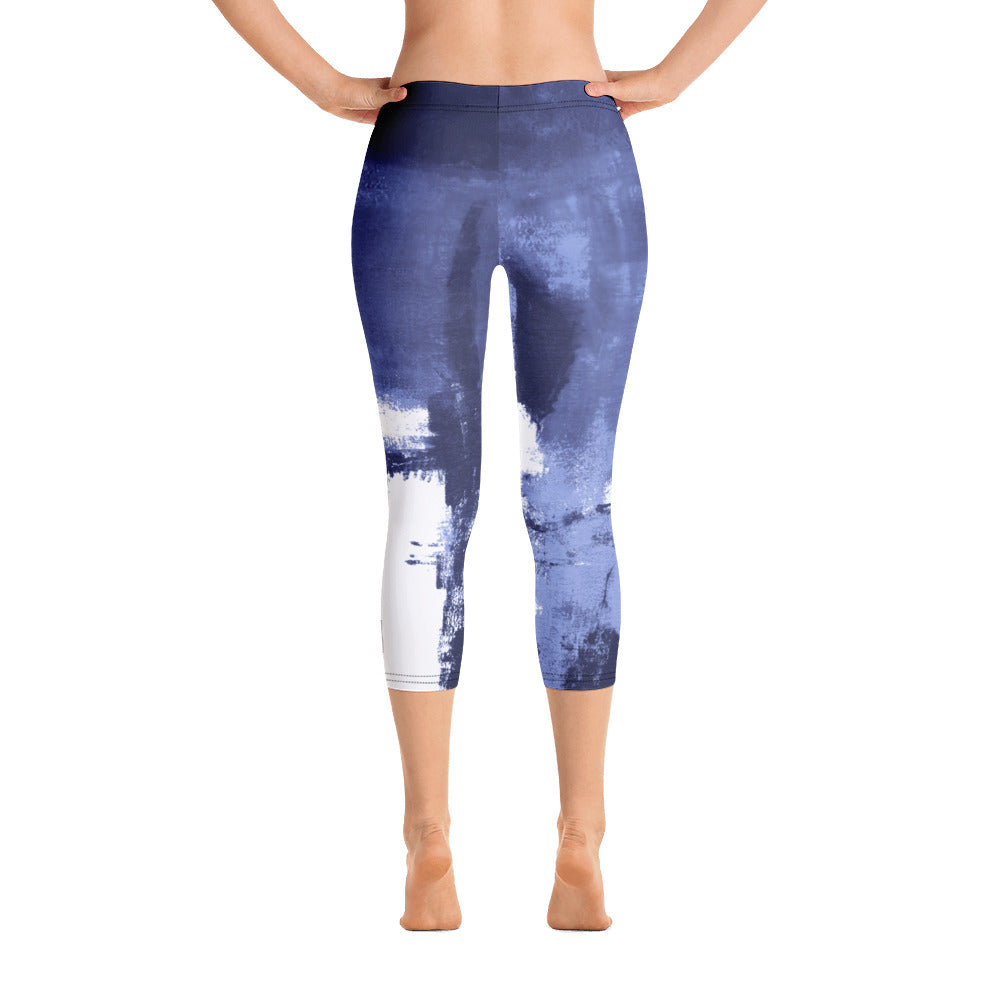 Abstract Woman - Winter Edition | Women's Fine Art Regular-Waist Capris