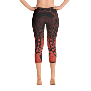 Mandala | Women's Fine Art Regular-Waist Capris