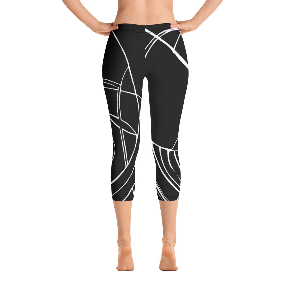 Nicole's Sketch | Women's Fine Art Regular-Waist Capris