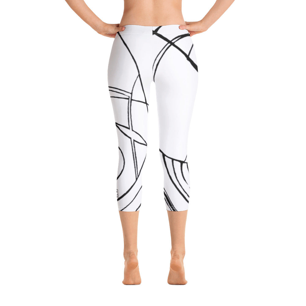 Nicole's Sketch | Women's Fine Art Regular-Waist Capris