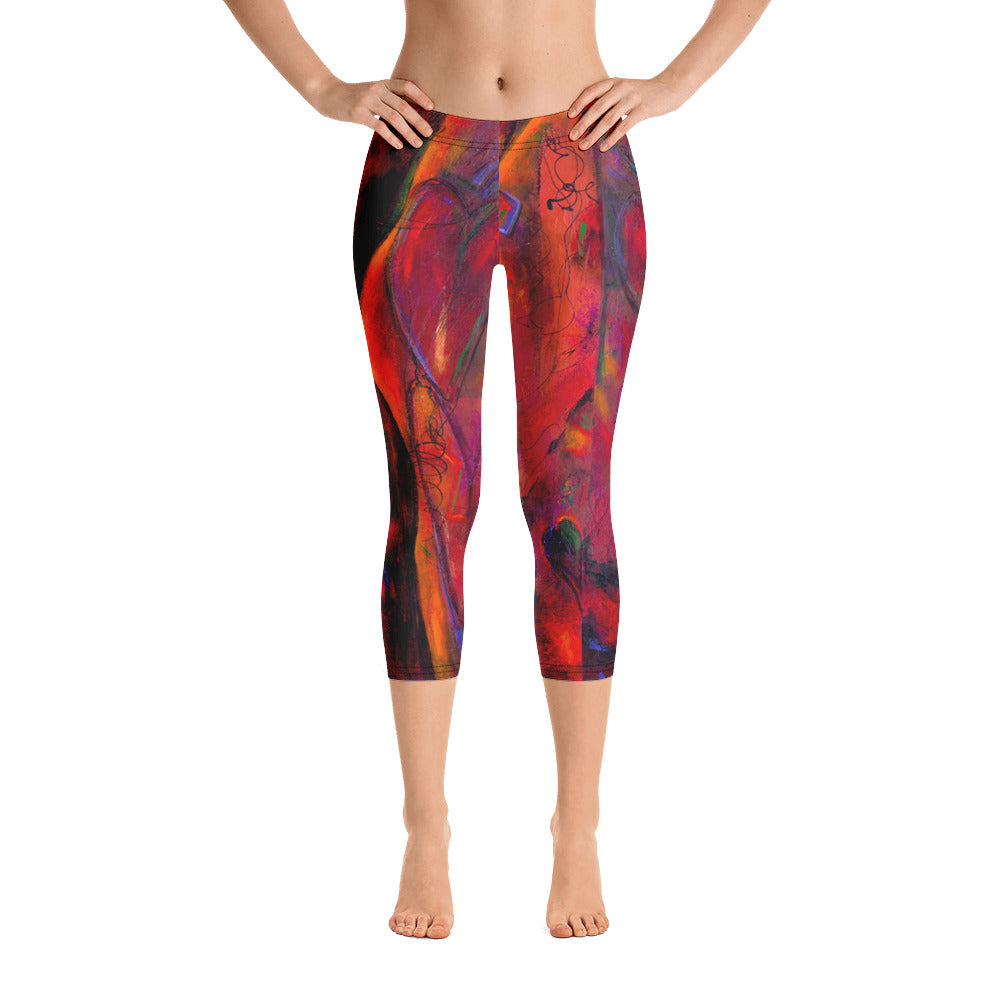 Hope You Dance | Women's Fine Art Regular-Waist Capris