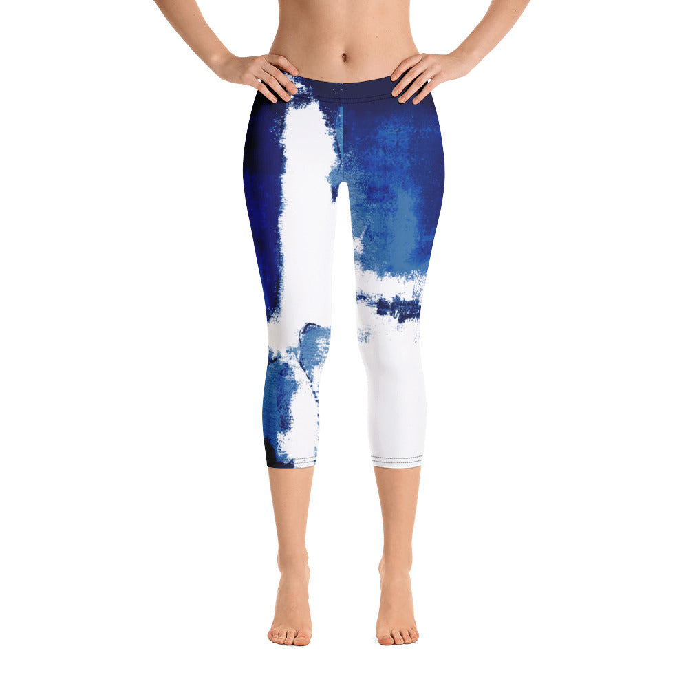 Abstract Woman | Women's Fine Art Regular-Waist Capris