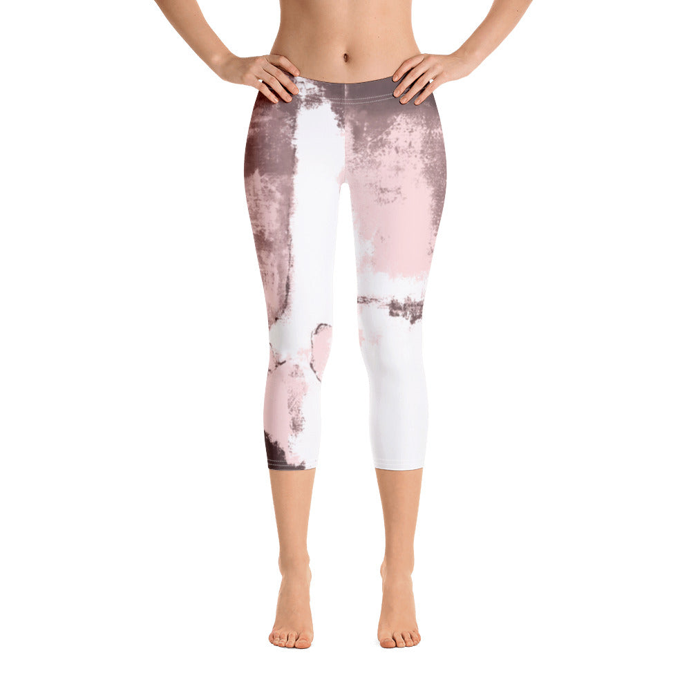Abstract Woman | Women's Fine Art Regular-Waist Capris