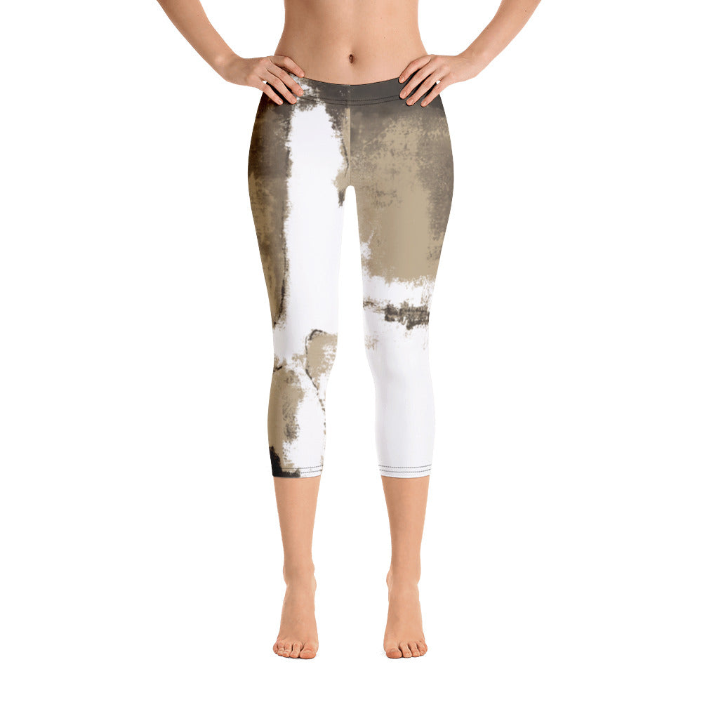 Abstract Woman | Women's Fine Art Regular-Waist Capris